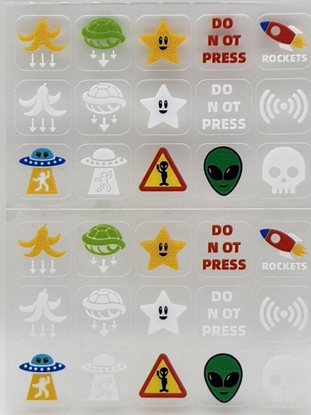 Fun replacement stickers for your car computer keyboard NIP
